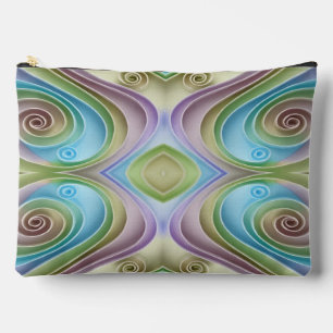 Een schattige veelkleurige trendy klassieke patroo etui