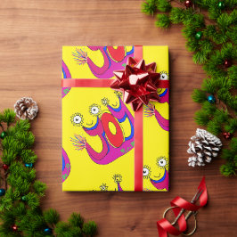 Een Schattige, vrolijk feest om je cadeau te Cadea Cadeaupapier