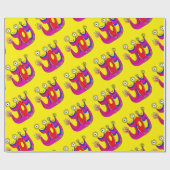 Een Schattige, vrolijk feest om je cadeau te Cadea Cadeaupapier (Vlak)