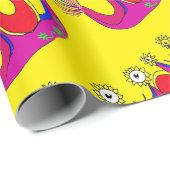 Een Schattige, vrolijk feest om je cadeau te Cadea Cadeaupapier (Rol Hoek)