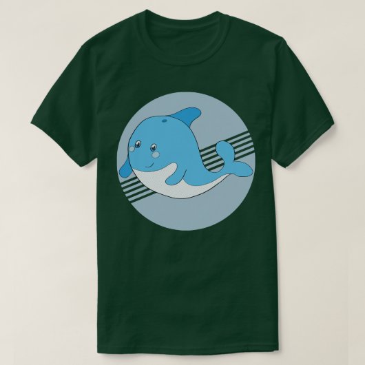 Een schattige walvis t-shirt (Design voorkant)