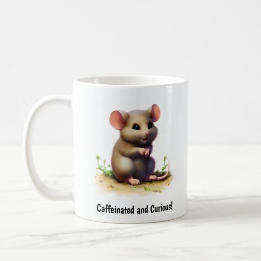 Een Schattigee 3D Painted Mouse Coffee Mok (Links)