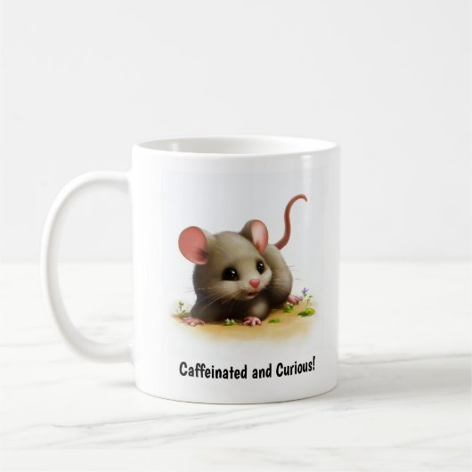 Een Schattigee 3D Painted Mouse Coffee Mok (Links)