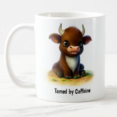 Een Schattigee 3D Painted Ox Coffee Mok