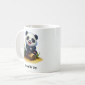 Een Schattigee 3D Painted Panda Coffee Mok (Voorkant links)