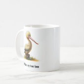 Een Schattigee 3D Painted Pelican Coffee Mok (Voorkant links)