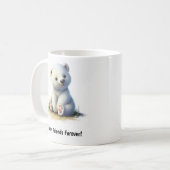 Een Schattigee 3D Painted Polar Beer Coffee Mok (Voorkant links)