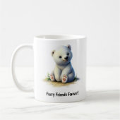 Een Schattigee 3D Painted Polar Beer Coffee Mok (Links)