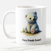 Een Schattigee 3D Painted Polar Beer Coffee Mok