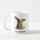 Een Schattigee 3D Painted Rabbit Coffee Mok (Links)