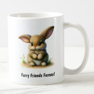 Een Schattigee 3D Painted Rabbit Coffee Mok