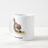 Een Schattigee 3D Painted Sable Coffee Mok (Voorkant links)