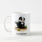Een Schattigee 3D Painted Skunk Coffee Mok (Links)