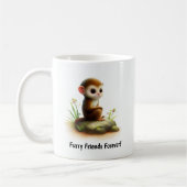 Een Schattigee 3D Painted Squirrel Monkey Coffee M Koffiemok (Links)