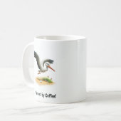 Een Schattigee 3D Painted Stork Coffee Mok (Voorkant links)