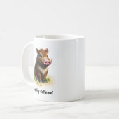 Een Schattigee 3D Painted Warthog Coffee Mok (Voorkant links)