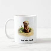 Een Schattigee 3D Painted Weasel Coffee Mok (Links)