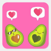 EEN SCHATTIGEE AVOCADO STICKERS (Voorkant)