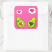 EEN SCHATTIGEE AVOCADO STICKERS (Tas)