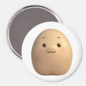 Een Schattigee Baby aardappel Magneet (Voorkant / Achterkant)