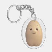 Een Schattigee Baby aardappel Sleutelhanger (Voorkant Links)