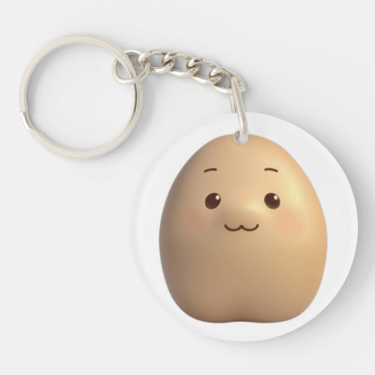 Een Schattigee Baby aardappel Sleutelhanger (Voorkant)