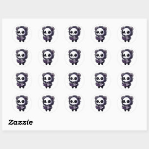 Een Schattigee gehoornde schedel lezen fanfictie Ronde Sticker
