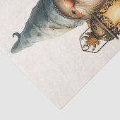 Een Schattigee Gnome met lantaarn Tissuepapier (Detail)