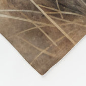 Een Schattigee haas in het bos Fleece Deken (Hoek)