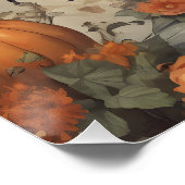 Een Schattigee Halloween Bat hb3 Glossy Poster (Hoek)