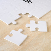 Een Schattigee kat en hond Tea Party Jigsaw Puzzel (Zijkant)