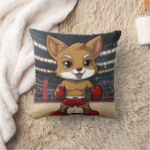 Een Schattigee Kawaii Cayote Boxer Kussen (Deken)