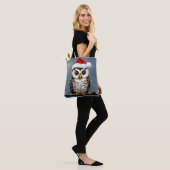 Een Schattigee kerst uil Tote Bag (Op model)