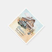 Een Schattigee kleine boer Baby shower Servet (Hoek)