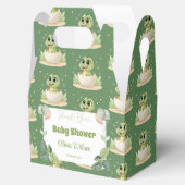 Een Schattigee kleine dinosaurus is op weg naar he Bedankdoosjes (Geopend)