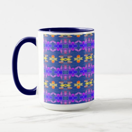 Een Schattigee kleine Floral Patterned Coffee Mok (Links)