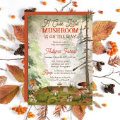 Een Schattigee kleine paddenstoel is op weg naar B Kaart