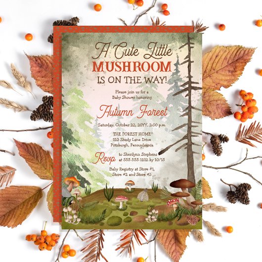 Een Schattigee kleine paddenstoel is op weg naar B Kaart