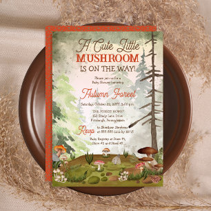 Een Schattigee kleine paddenstoel is op weg naar B Kaart