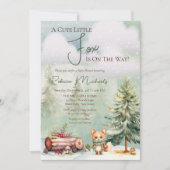 Een Schattigee kleine vos is onderweg naar het Bab Kaart (Voorkant)