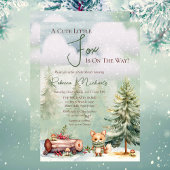 Een Schattigee kleine vos is onderweg naar het Bab Kaart