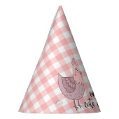 Een Schattigee kuiken verjaardag Feesthoedjes (Links)