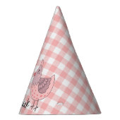 Een Schattigee kuiken verjaardag Feesthoedjes (Rechts)