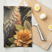 Een Schattigee rode vos Theedoek (Quarter Fold)