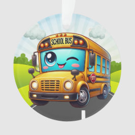 Een SCHATTIGEE schoolbus Ornament