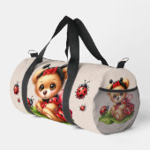 Een Schattigee teddybeer verkleed als een lievehee Plunjezak (Rechterhoek)