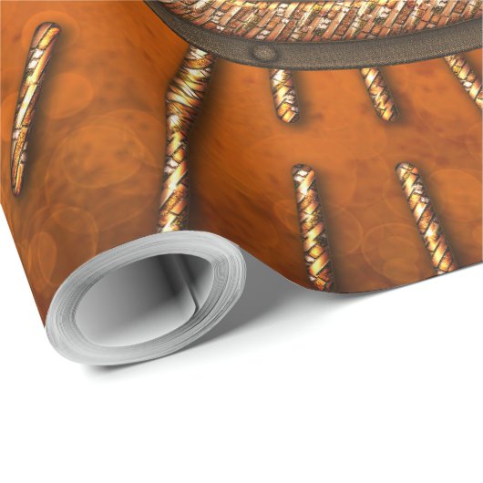 Een schedel cadeaupapier (Rol Hoek)