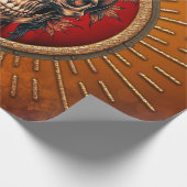 Een schedel cadeaupapier (Hoek)