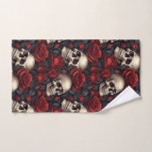 Een schedel en Rozen serie Design 10 Bad Handdoek (Handdoek)
