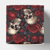 Een schedel en Rozen serie Design 10 Bedankdoosjes (Bovenkant)